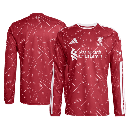 Liverpool Home Long Sleeve Soccer Jersey 2026/27 Red
