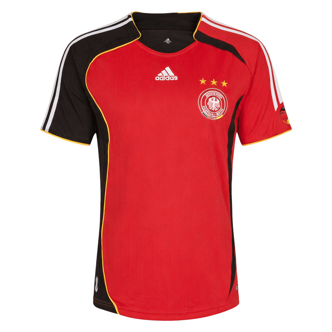 Men Retro Fan Version Germany Away Soccer Jersey World Cup 2006 Red