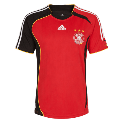 Men Retro Fan Version Germany Away Soccer Jersey World Cup 2006 Red