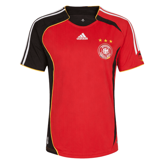 Men Retro Fan Version Germany Away Soccer Jersey World Cup 2006 Red