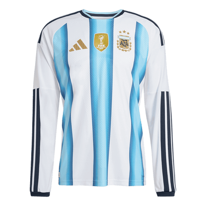 Authentic Argentina Home Long Sleeve Soccer Jersey 2026