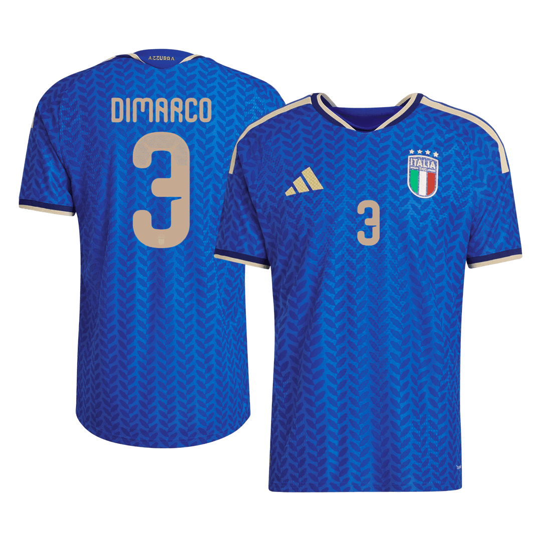 Authentic DIMARCO #3 Italy Home Soccer Jersey 2026