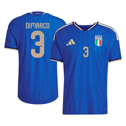 Authentic DIMARCO #3 Italy Home Soccer Jersey 2026