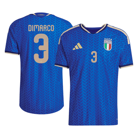 Authentic DIMARCO #3 Italy Home Soccer Jersey 2026