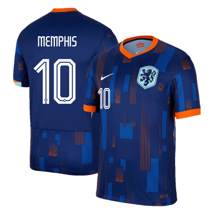 MEMPHIS #10 Netherlands Away Soccer Jersey Euro 2024