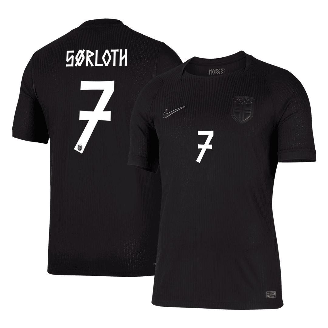 Authentic SØRLOTH #7 Norway Away Soccer Jersey 2026