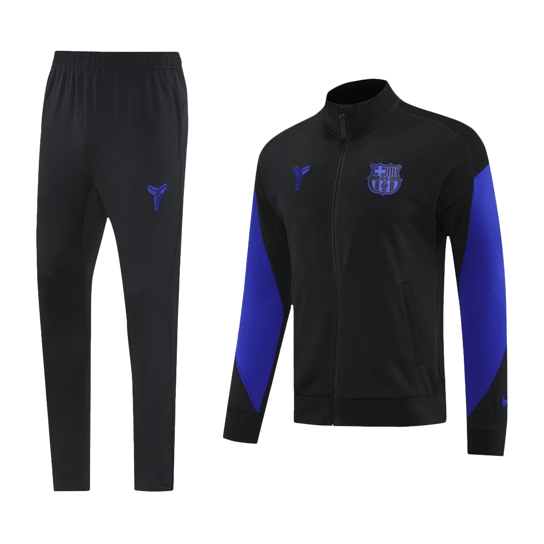 25/26 Barcelona Training Jacket Kit(Jacket+Pants) Black&Purple