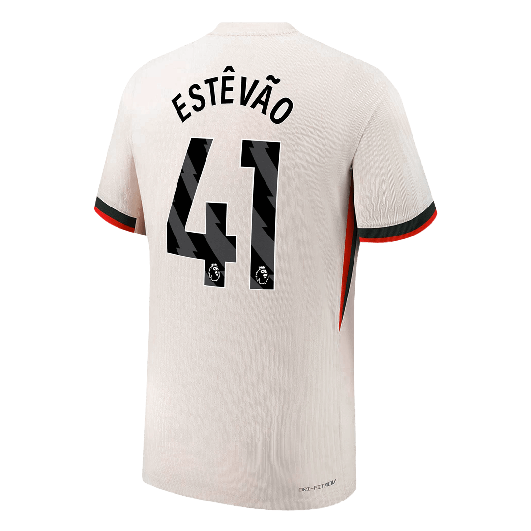 Authentic ESTÊVÃO #41 Chelsea Away Soccer Jersey 2025/26
