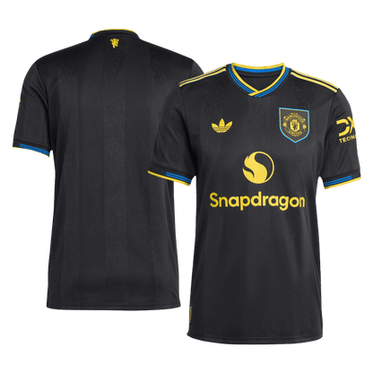 Authentic Manchester United Third Away Soccer Jersey 2025/26 Black