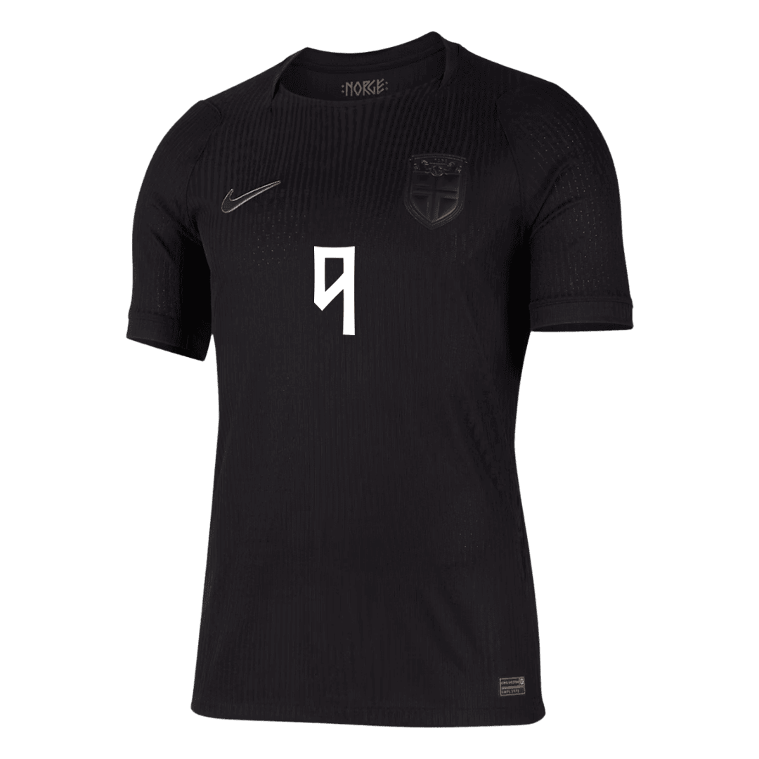 Authentic BRAUT HAALAND #9 Norway Away Soccer Jersey 2026