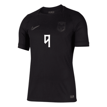 Authentic BRAUT HAALAND #9 Norway Away Soccer Jersey 2026