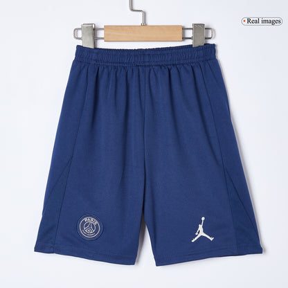 Kid's PSG Fourth Away Soccer Jersey Kit(Jersey+Shorts) 2024/25 Navy