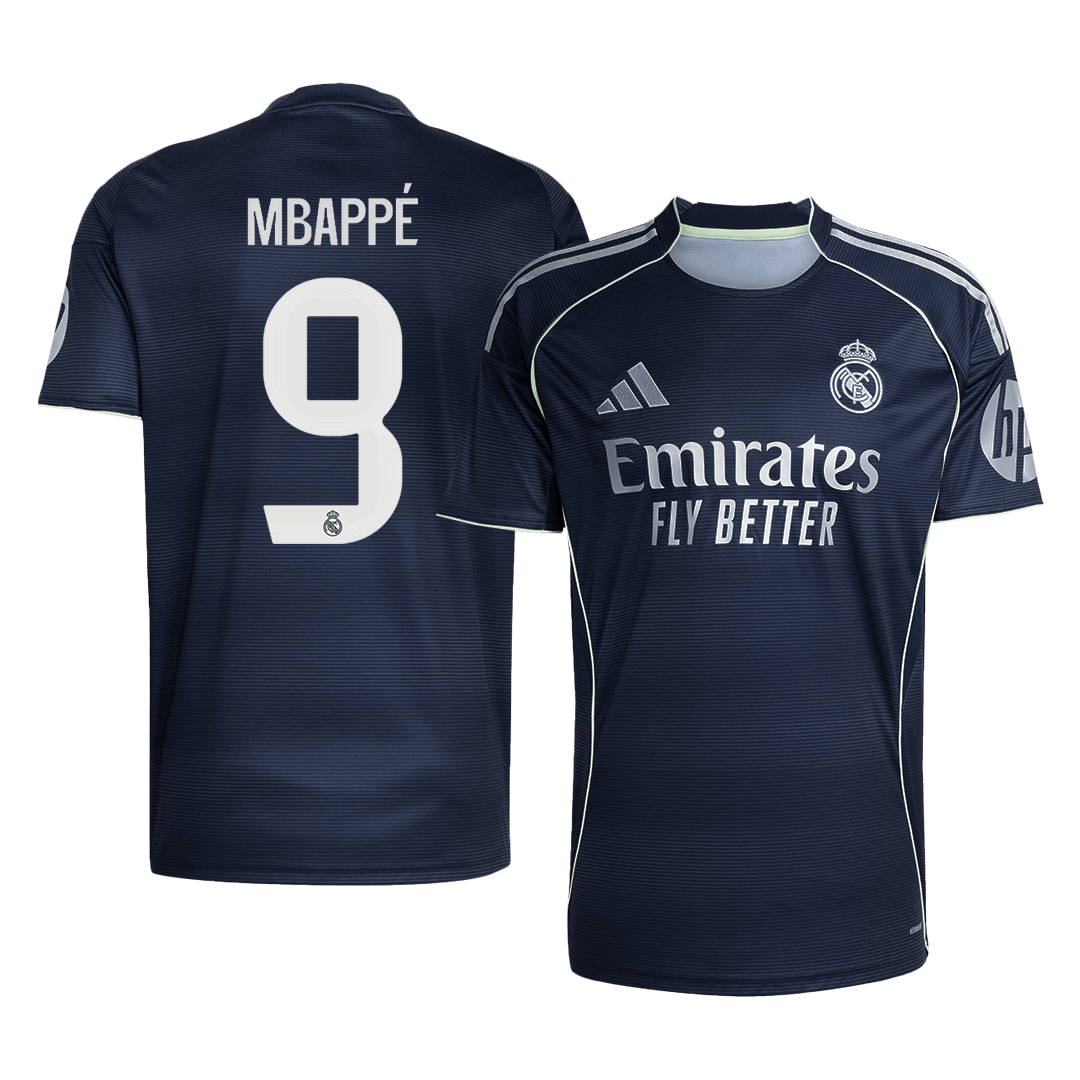 MBAPPÉ #9 Real Madrid Away Soccer Jersey 2025/26 Navy