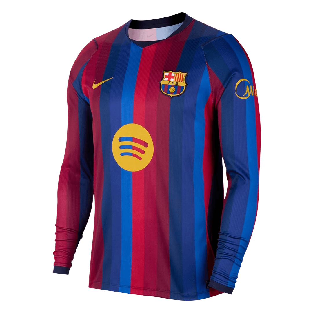 Barcelona Home Long Sleeve Soccer Jersey 2026/27 Red&Blue