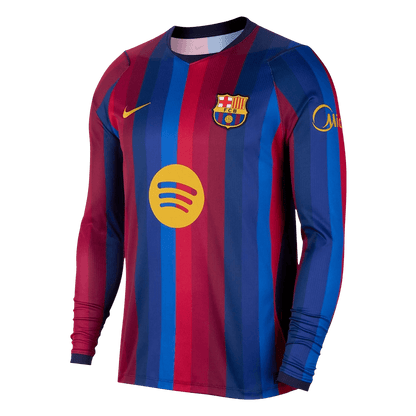 Barcelona Home Long Sleeve Soccer Jersey 2026/27 Red&Blue