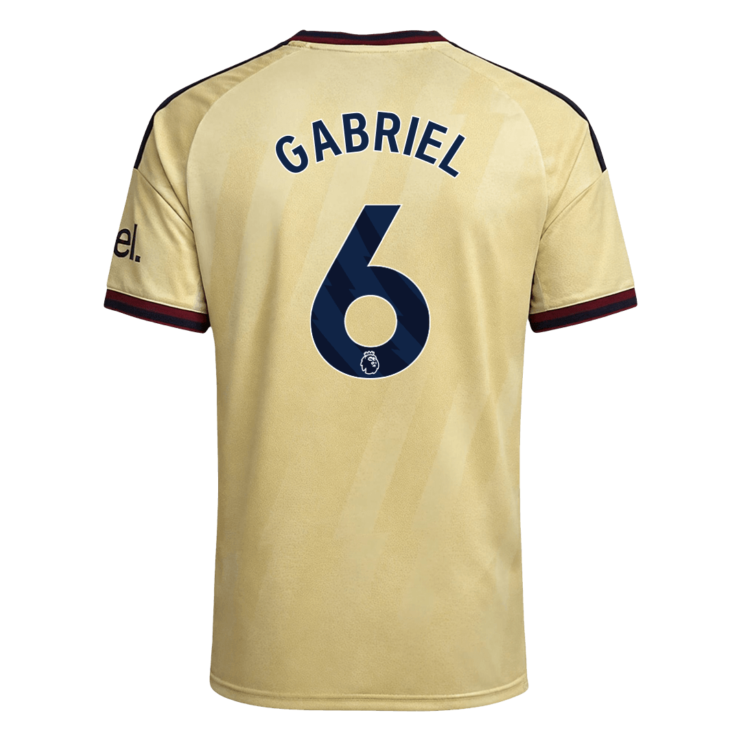 GABRIEL #6 Arsenal Third Soccer Jersey 2026/27 Yellow