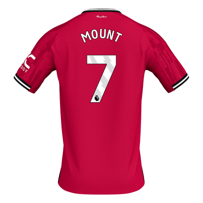 MOUNT #7 Manchester United Home Soccer Jersey 2025/26