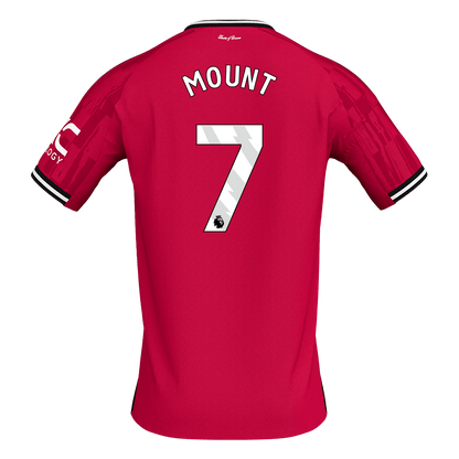 MOUNT #7 Manchester United Home Soccer Jersey 2025/26 Red