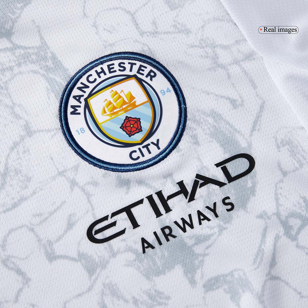 HAALAND #9 Manchester City KidSuper Soccer Jersey 2025/26 White - Club World Cup