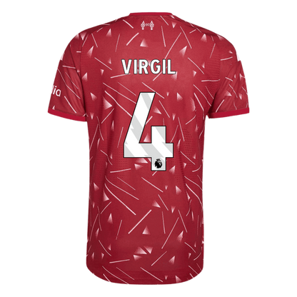 Authentic VIRGIL #4 Liverpool Home Soccer Jersey 2026/27