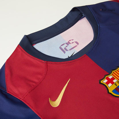 Barcelona X Travis Scott Home Soccer Jersey 2024/25 Red&Blue