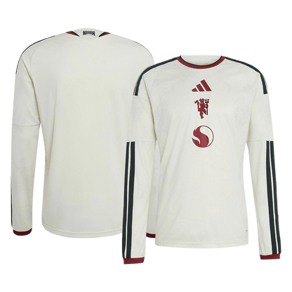 Manchester United Third Long Sleeve Soccer Jersey 2026/27 White