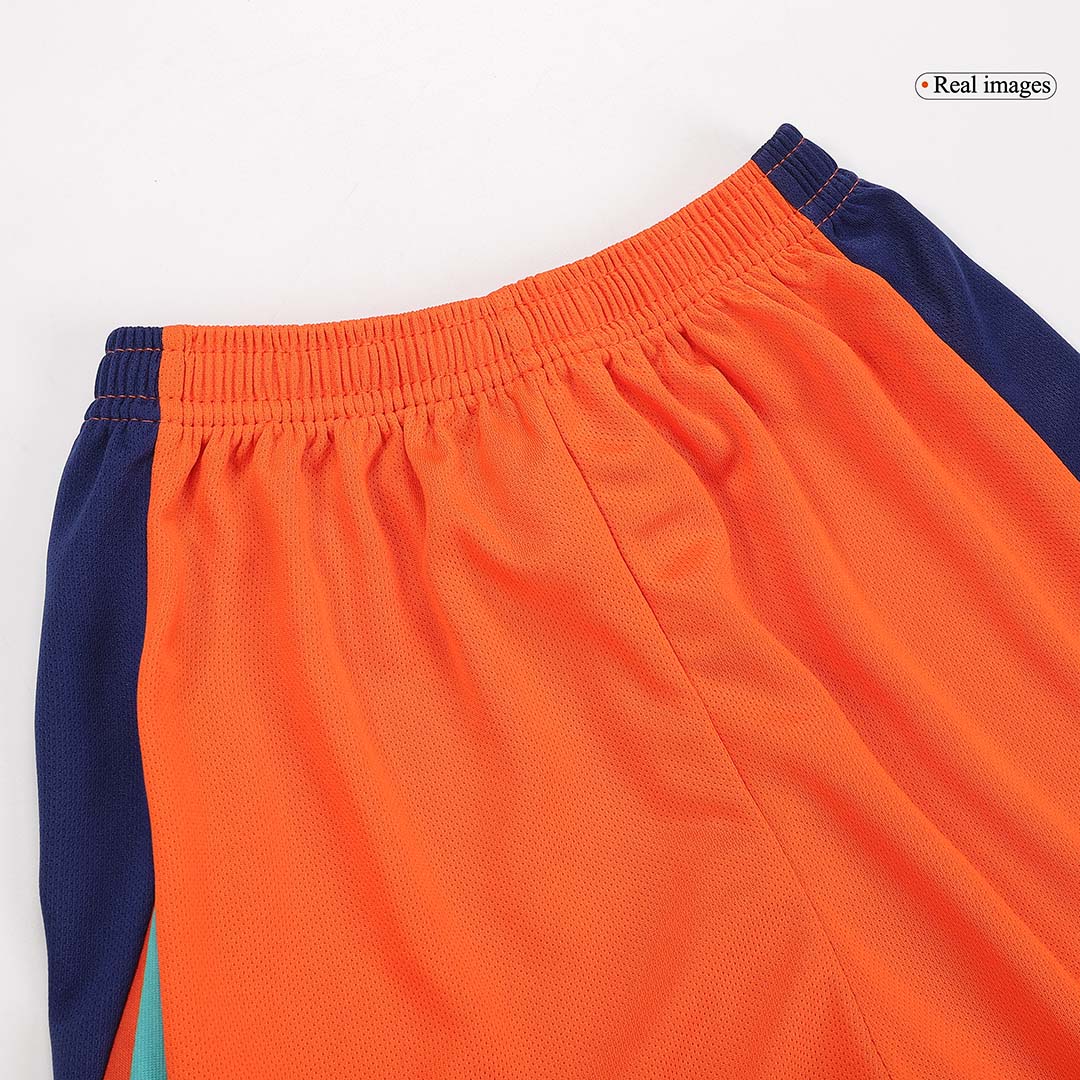 Kid's Netherlands Home Soccer Jersey Kit(Jersey+Shorts) Euro 2024