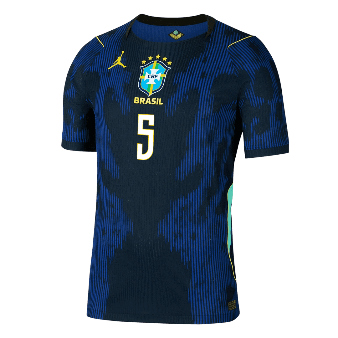 Authentic CASEMIRO #5 Brazil Away Soccer Jersey 2026
