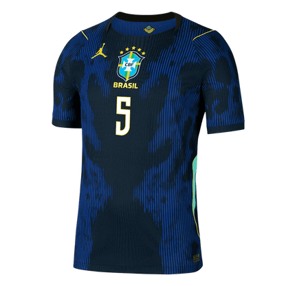 Authentic CASEMIRO #5 Brazil Away Soccer Jersey 2026