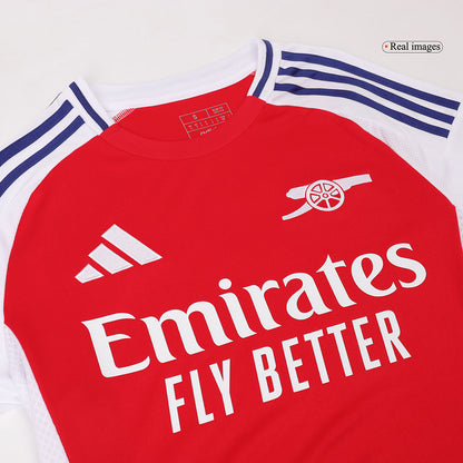 RICE #41 Arsenal Home Soccer Jersey 2024/25 Red - UCL