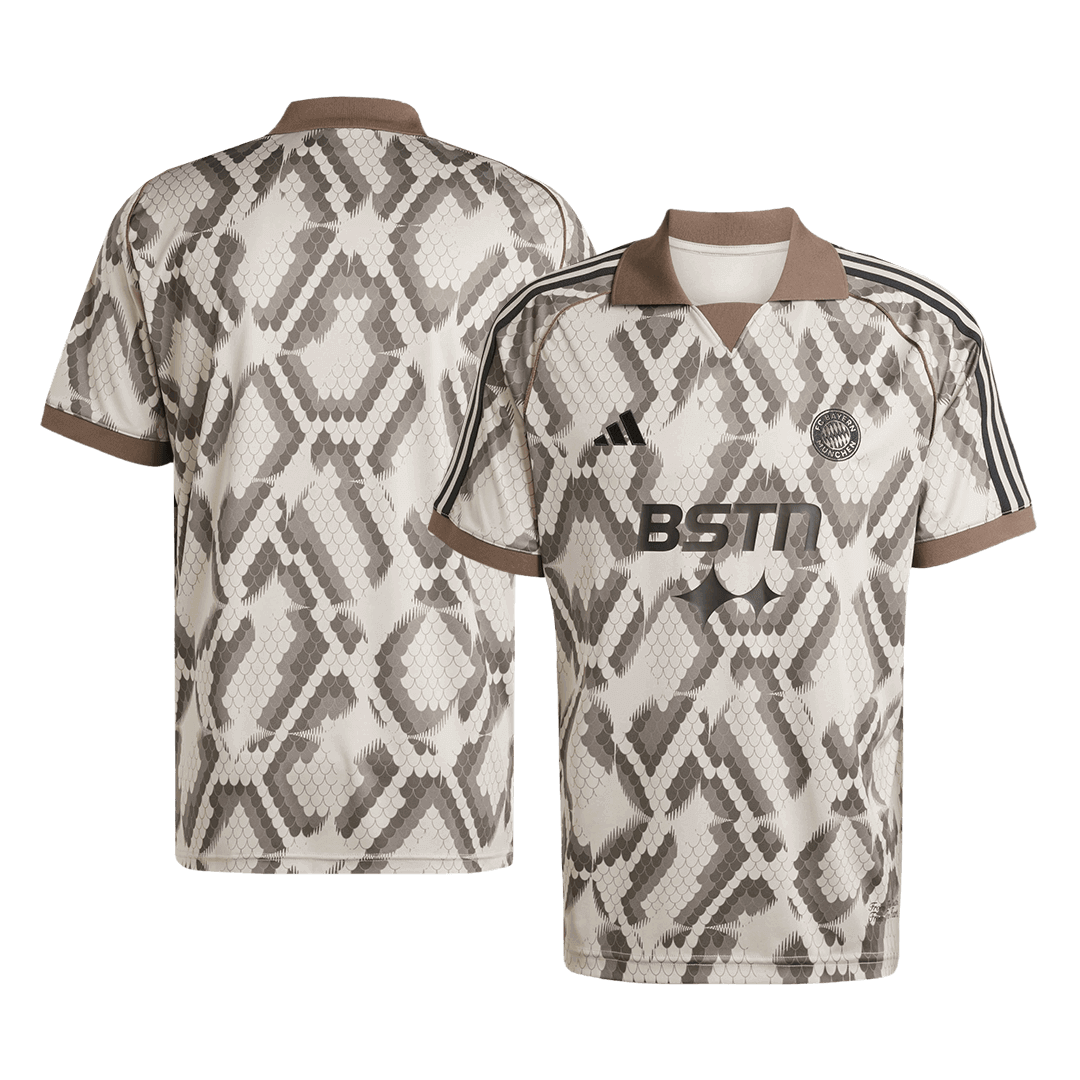 Bayern Munich X BSTN Soccer Jersey 2024/25 Light Brown