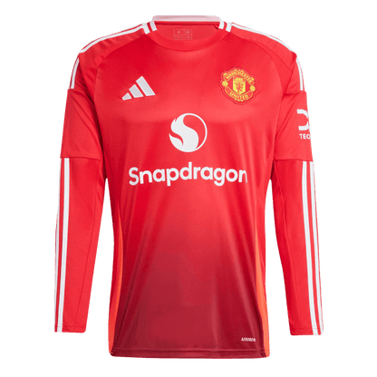 Manchester United Home Long Sleeve football shirt 2024/25