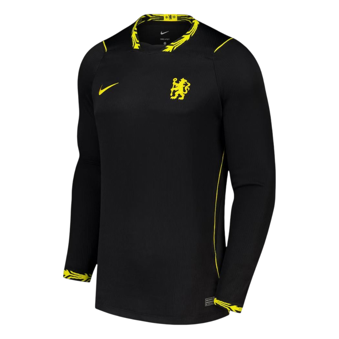 Chelsea Away Long Sleeve Soccer Shorts 2026/27 Black