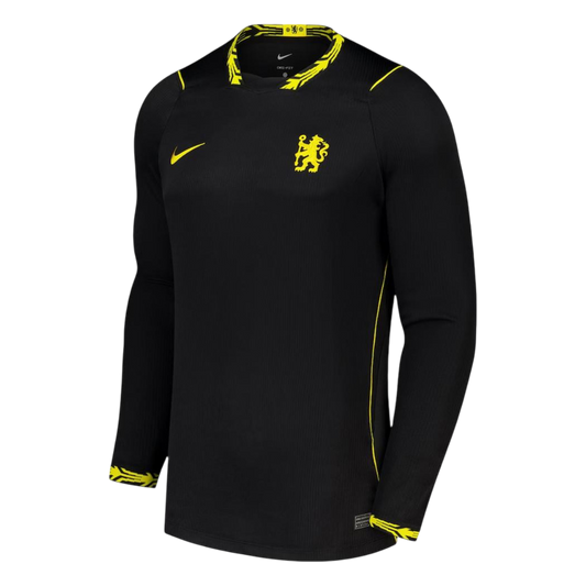 Chelsea Away Long Sleeve Soccer Shorts 2026/27 Black