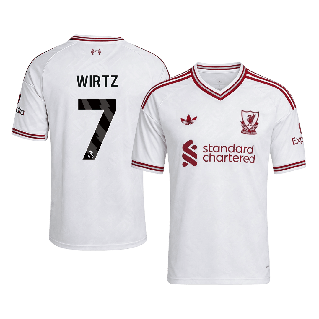 WIRTZ #7 Liverpool Away Soccer Jersey 2026/27 White