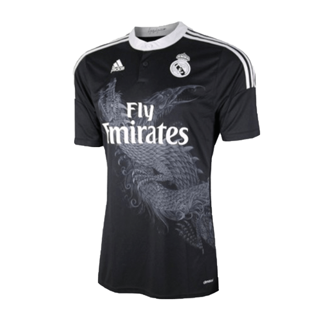 Retro 14/15 Real Madrid Third Away Soccer Jersey Black