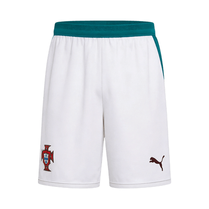 Portugal Away Soccer Shorts World Cup 2026 White