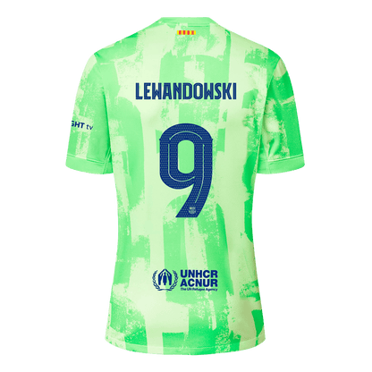 LEWANDOWSKI #9 Barcelona Third Away Soccer Jersey 2024/25 - UCL