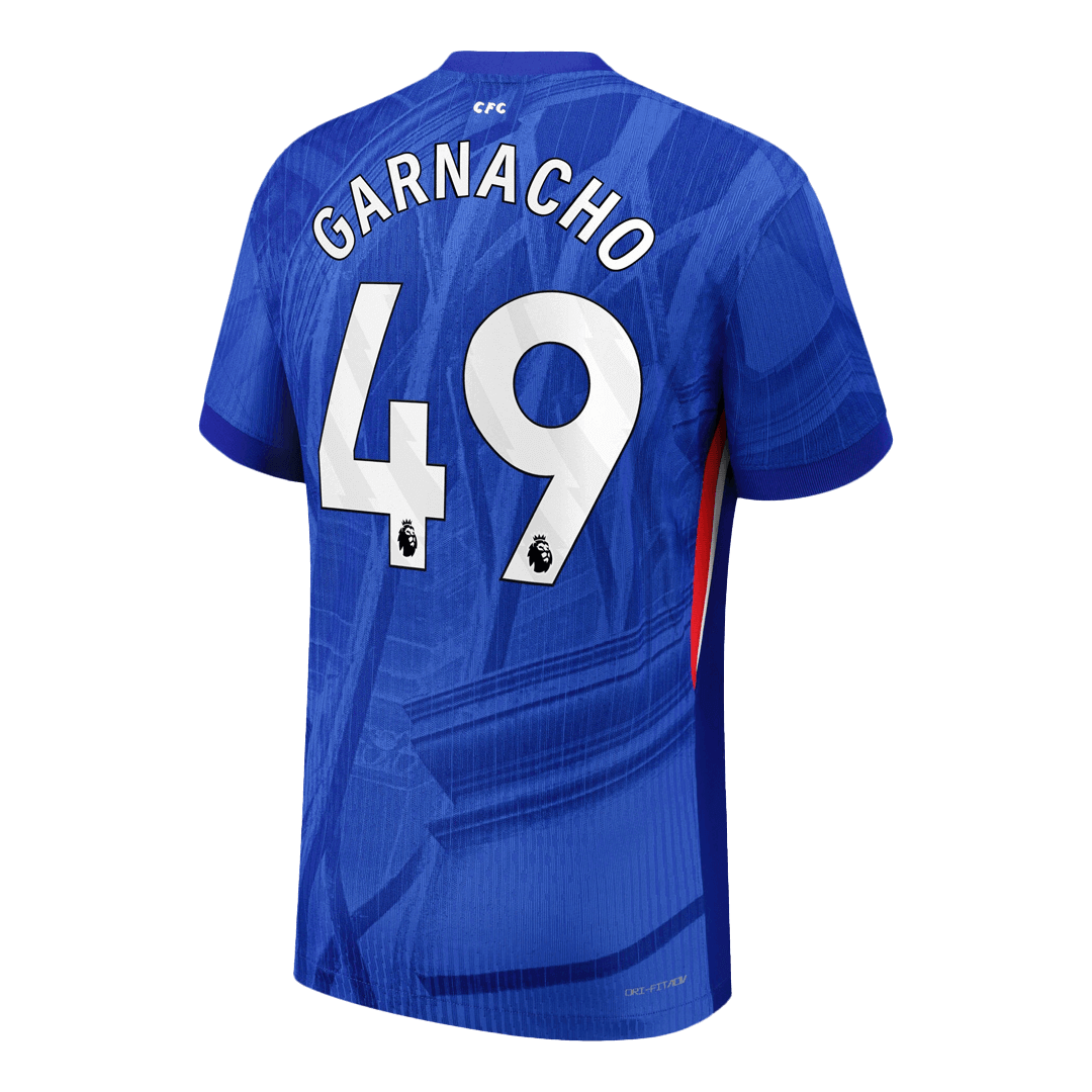 Authentic GARNACHO #49 Chelsea Home Soccer Jersey 2025/26