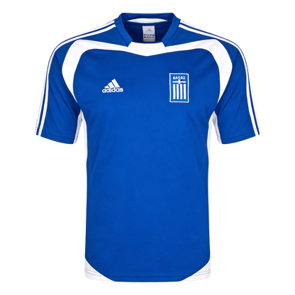 Men Retro Fan Version Greece Home Soccer Jersey Euro Cup 2004 Blue