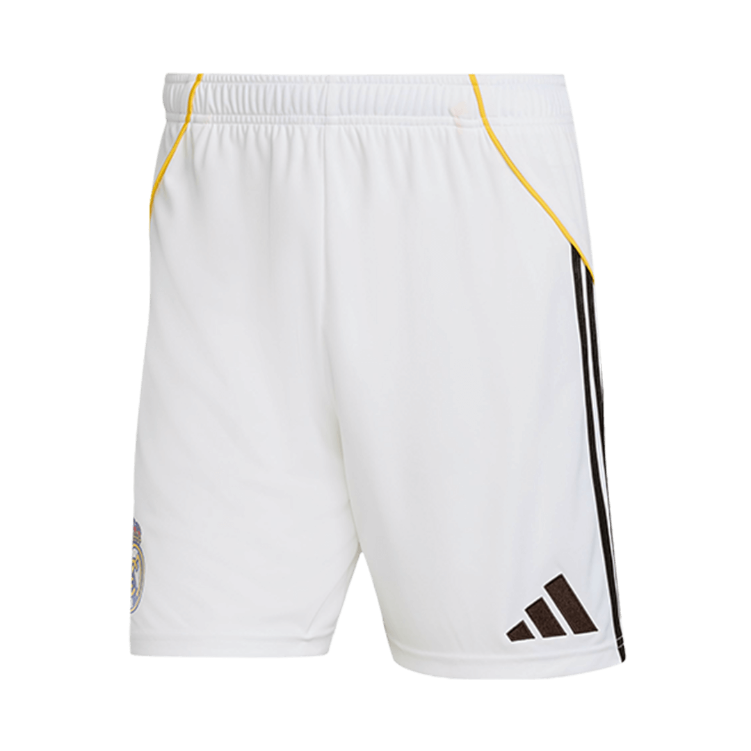 Real Madrid Home Soccer Jersey Kit(Jersey+Shorts) 2025/26 White