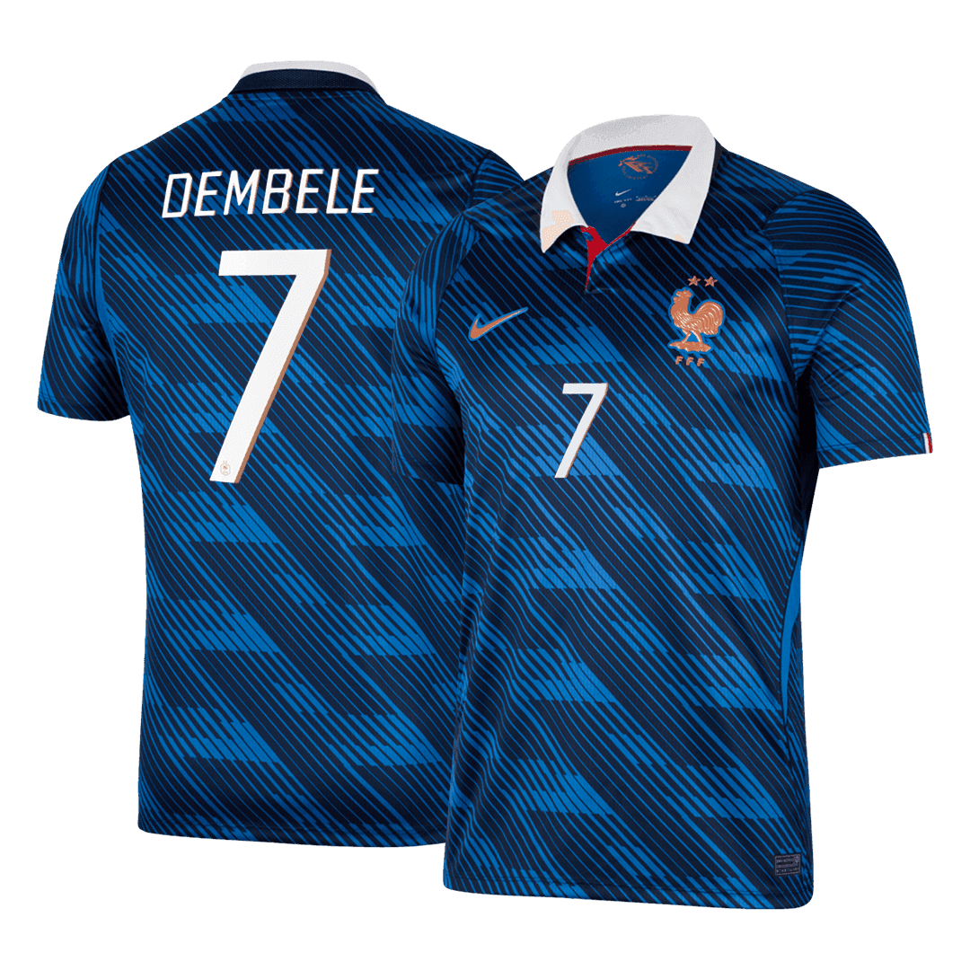 DEMBÉLÉ #7 France Home Soccer Jersey World Cup 2026 Blue