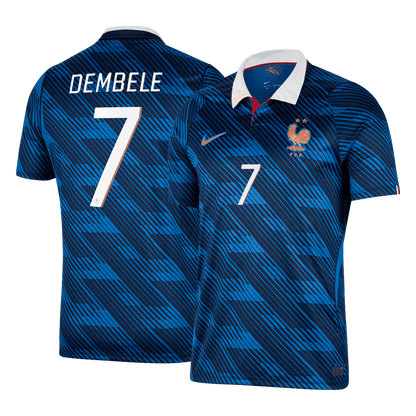 DEMBÉLÉ #7 France Home Soccer Jersey World Cup 2026 Blue