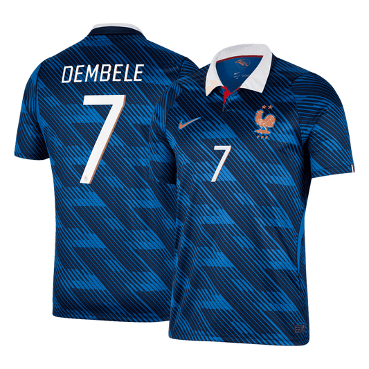 DEMBELE #7 France Home Soccer Jersey World Cup 2026 Blue