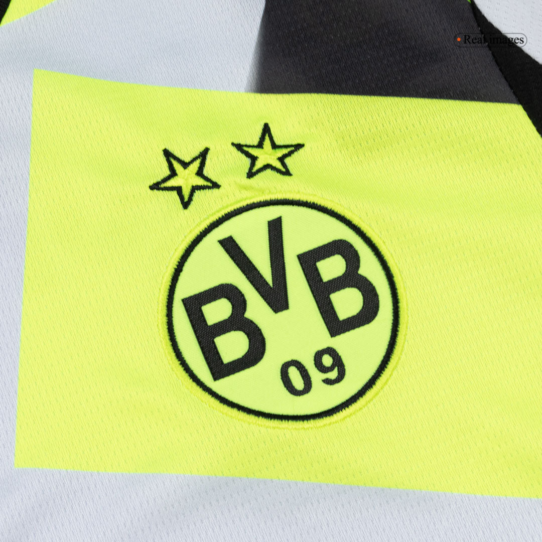 Borussia Dortmund Away Soccer Jersey Kit(Jersey+Shorts) 2025/26