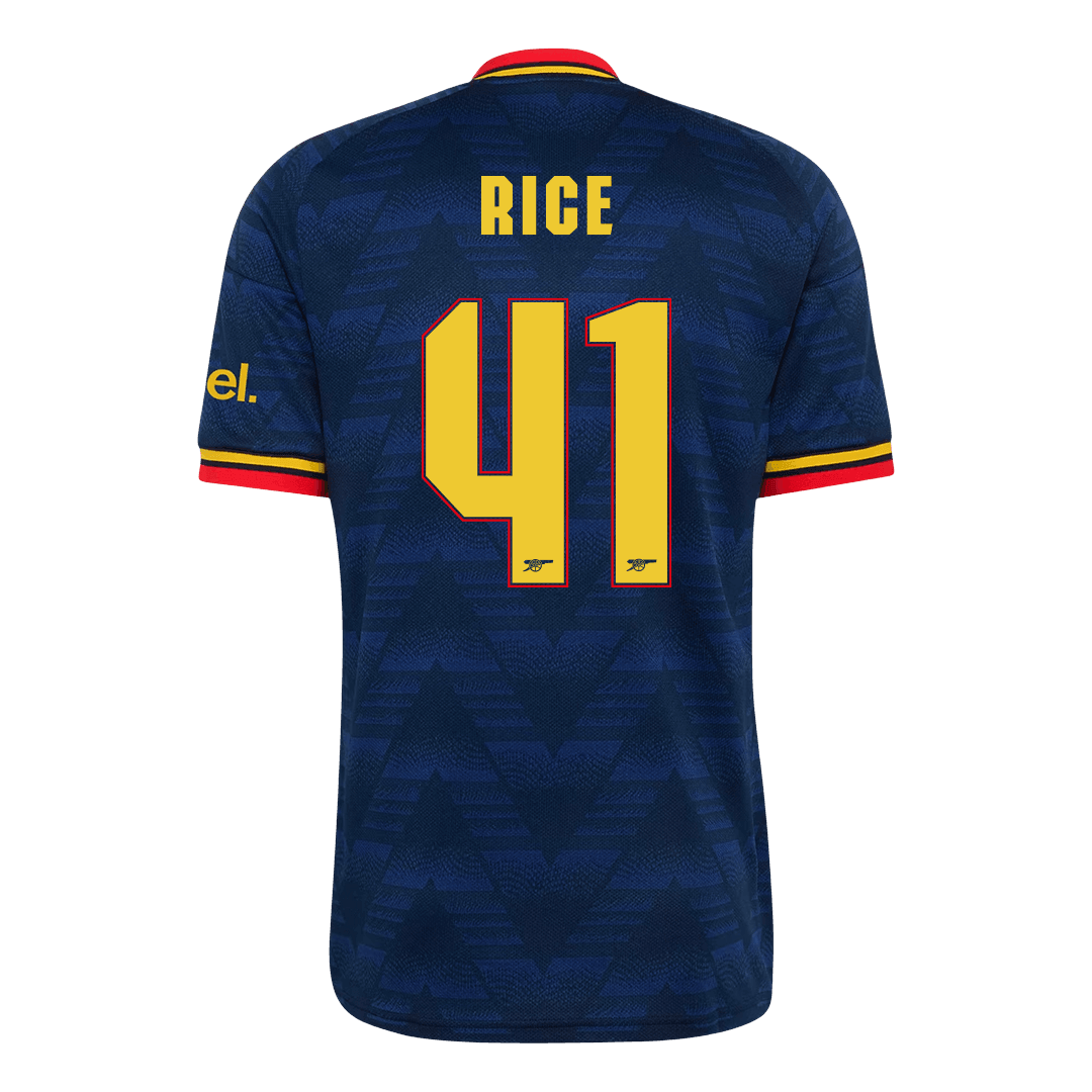 RICE #41 Arsenal Away Soccer Jersey 2026/27 Royal Blue - UCL