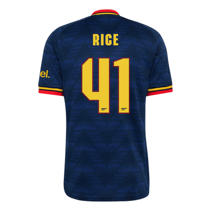 RICE #41 Arsenal Away Soccer Jersey 2026/27 Royal Blue - UCL
