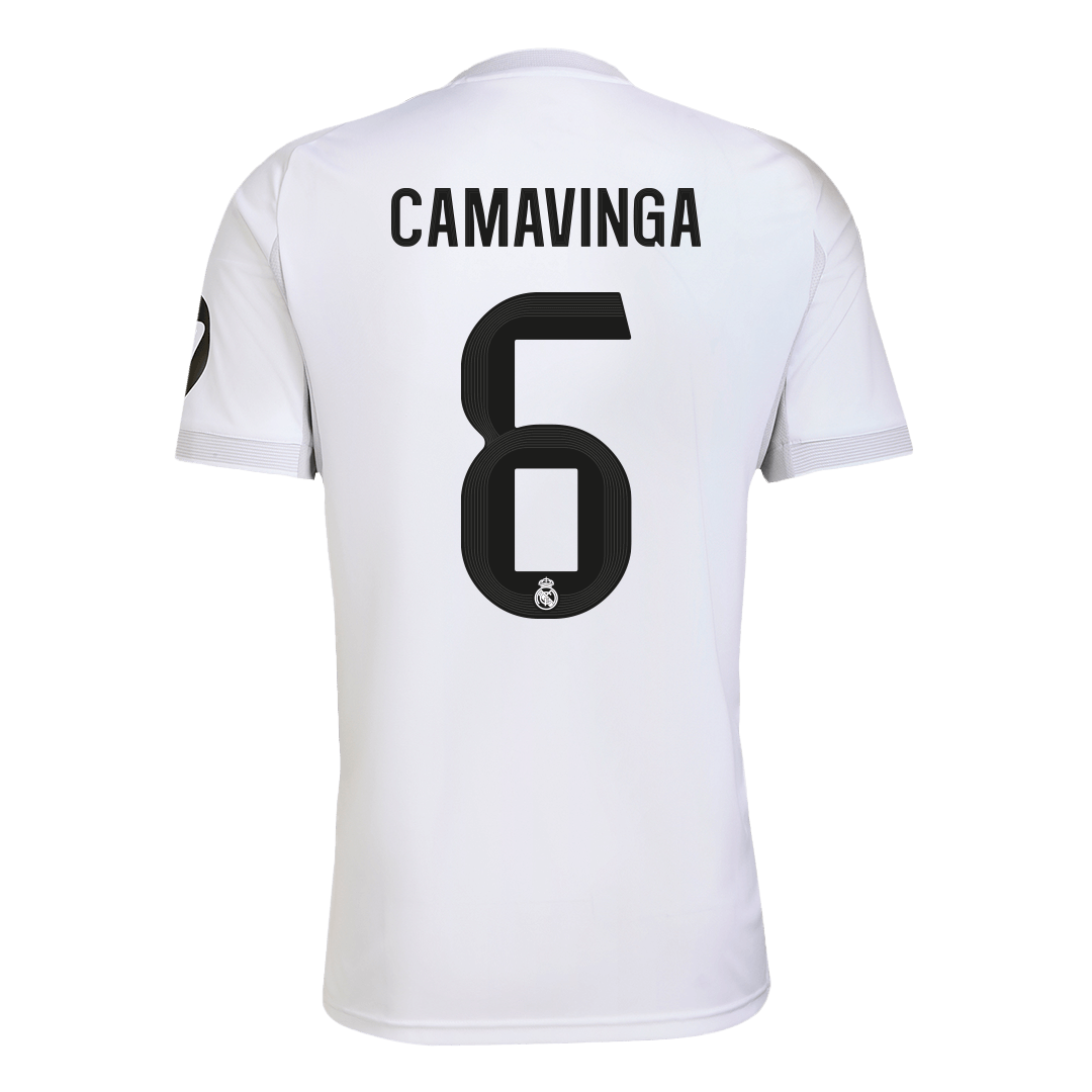 CAMAVINGA #6 Real Madrid Home Soccer Jersey 2025/26 White