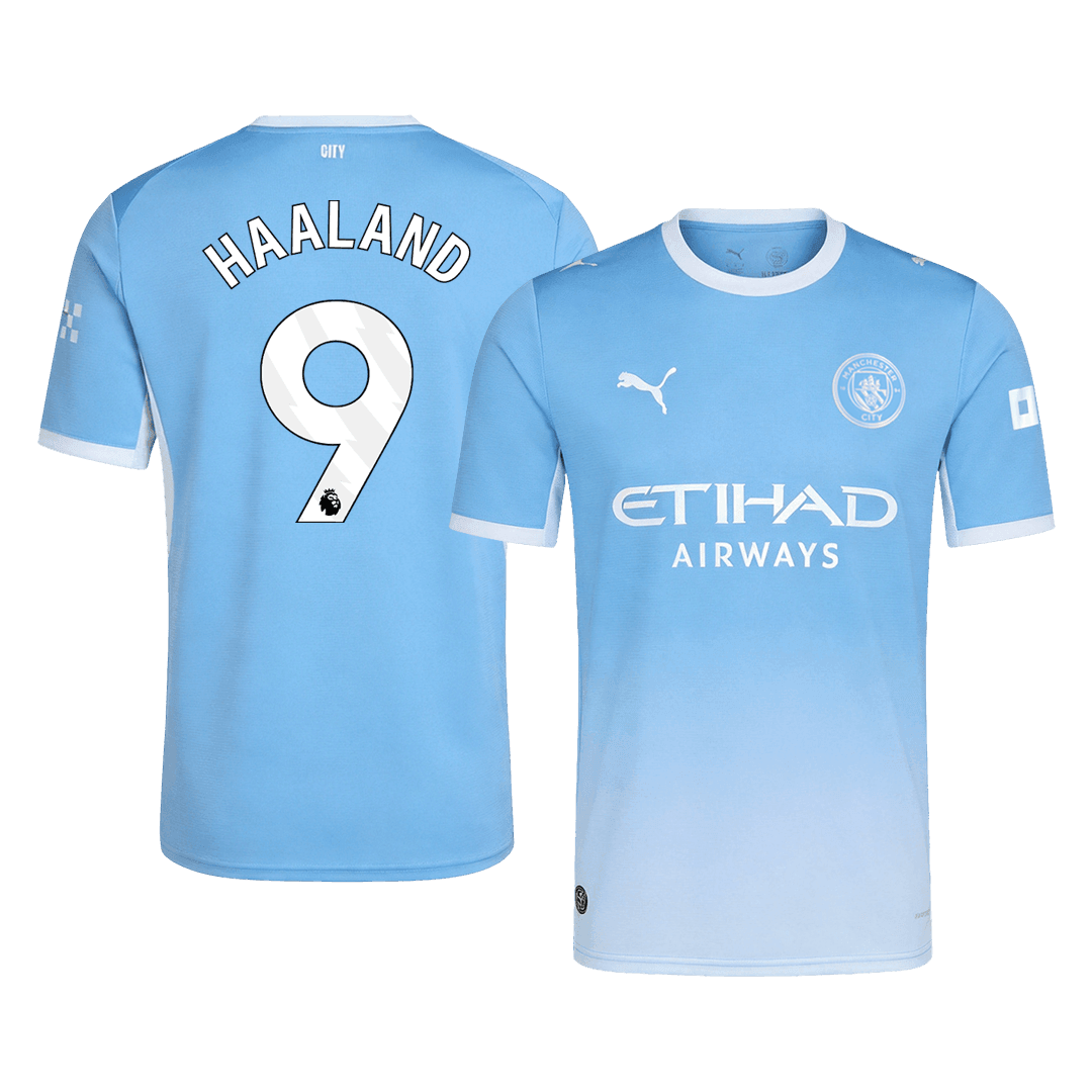 HAALAND #9 Manchester City Home Football Shirt 26/27 Blue