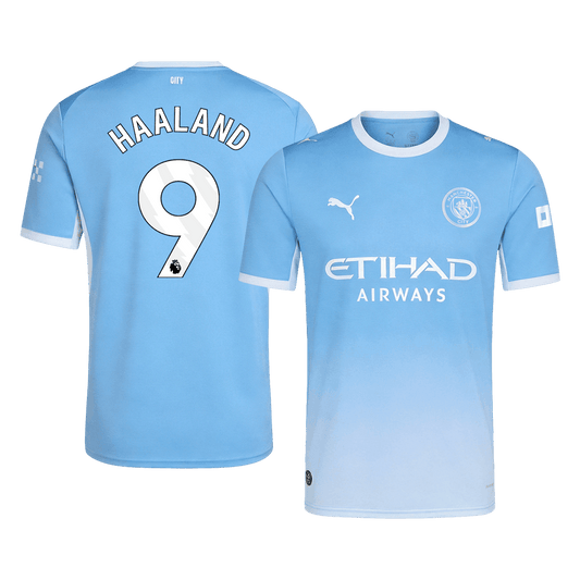 HAALAND #9 Manchester City Home Football Shirt 26/27 Blue